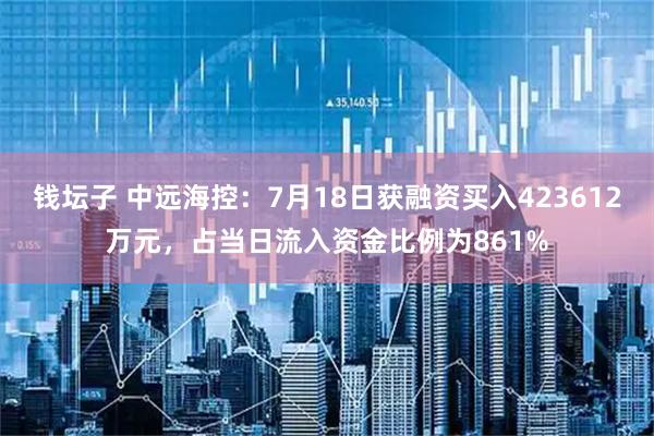 钱坛子 中远海控：7月18日获融资买入423612万元，占当日流入资金比例为861%